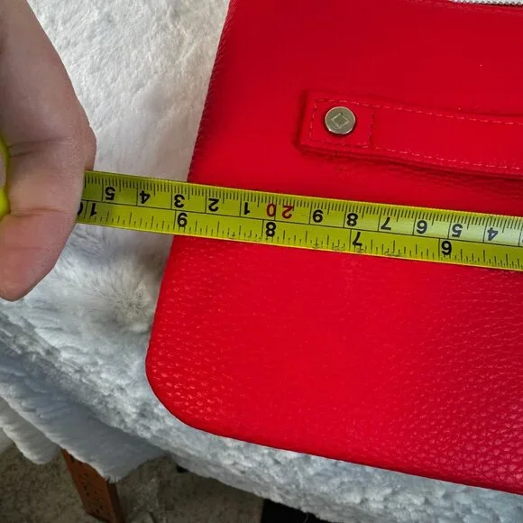 THIRTY-ONE Jewell Street Style Purse Coral Kisses Pebble Crossbody Clutch - Picture 9 of 9